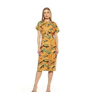 Alexia Admor | Dresses | Alexia Admor Bianca Collar Short Sleeve Fit Flare  Dress Size Xsmall | Poshmark